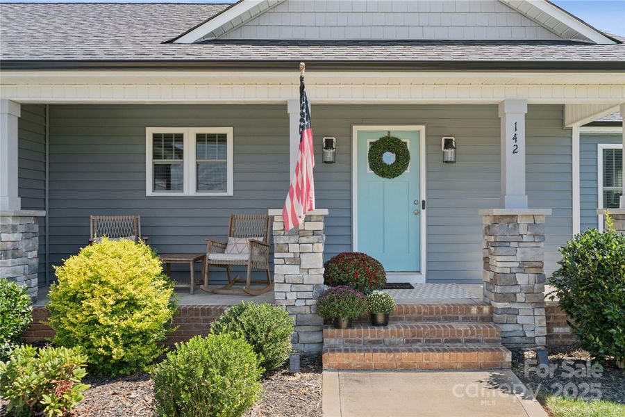Front exterior of a new home in , Lincolnton, NC, highlighting curb appeal (Image 19).