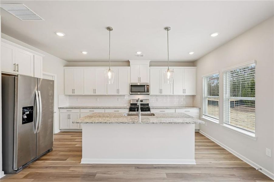 Furnished interior view inside a new home in Harmony Manor, Fairburn (Image 11).