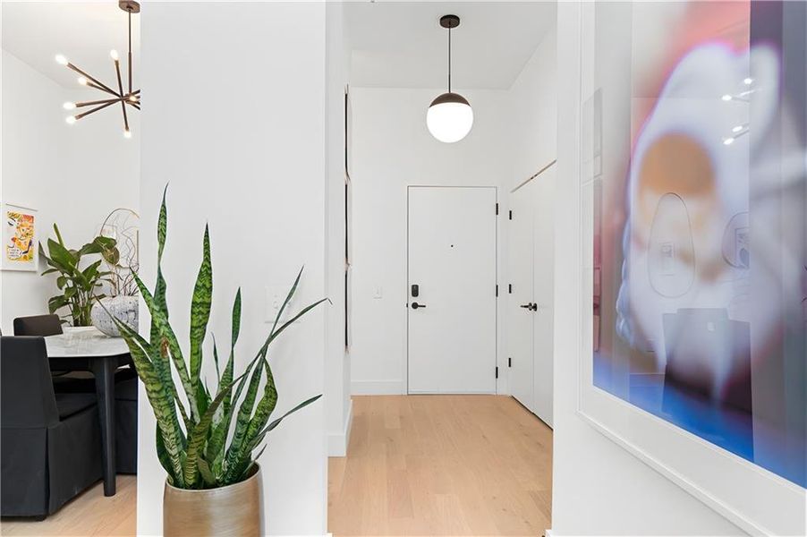 Furnished interior view inside a new home in , Atlanta (Image 16).