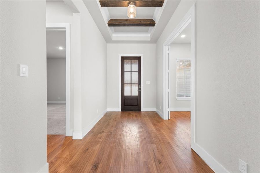 Spacious, unfurnished interior of a new home in King Crossing Estates, Van Alstyne (Image 12). Spacious, unfurnished interior of a new home in King Crossing Estates, Van Alstyne (Image 12).
