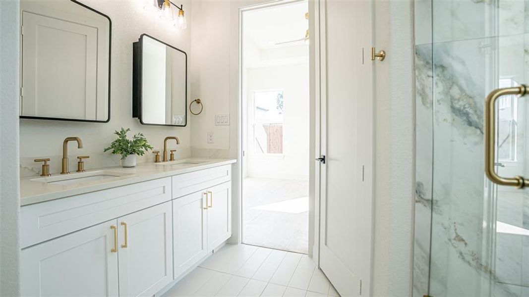 Furnished interior view inside a new home in , Granbury (Image 12).