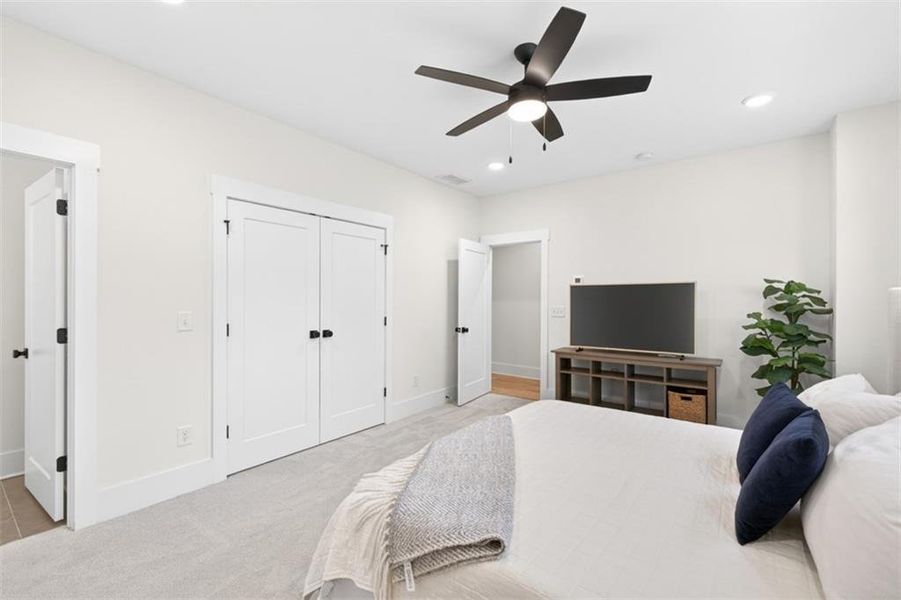 Furnished interior view inside a new home in Town Farms, Peachtree Corners (Image 43).