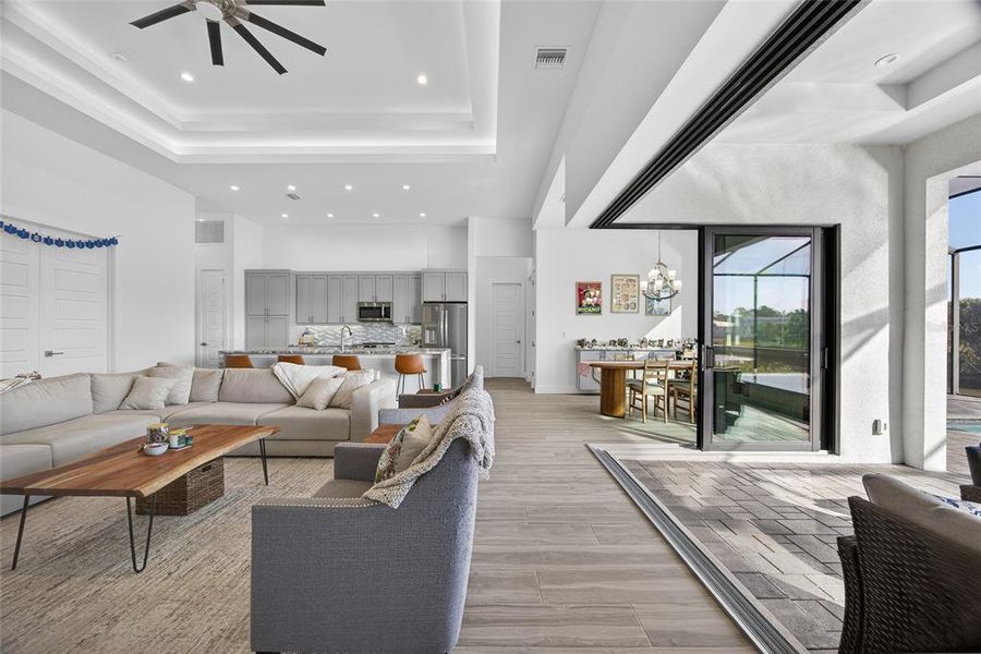 Furnished interior view inside a new home in , Cape Coral (Image 12). Furnished interior view inside a new home in , Cape Coral (Image 12).