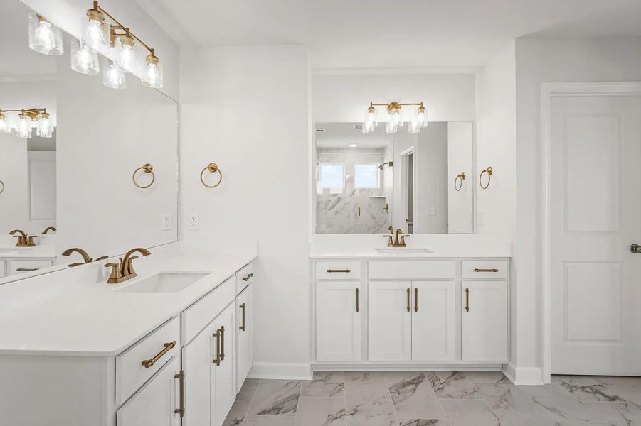 The Brookston E Primary Suite Bathroom