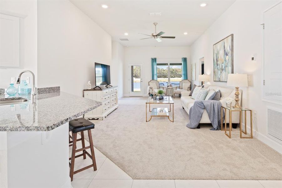 Furnished interior view inside a new home in Palm Coast, Palm Coast (Image 18).