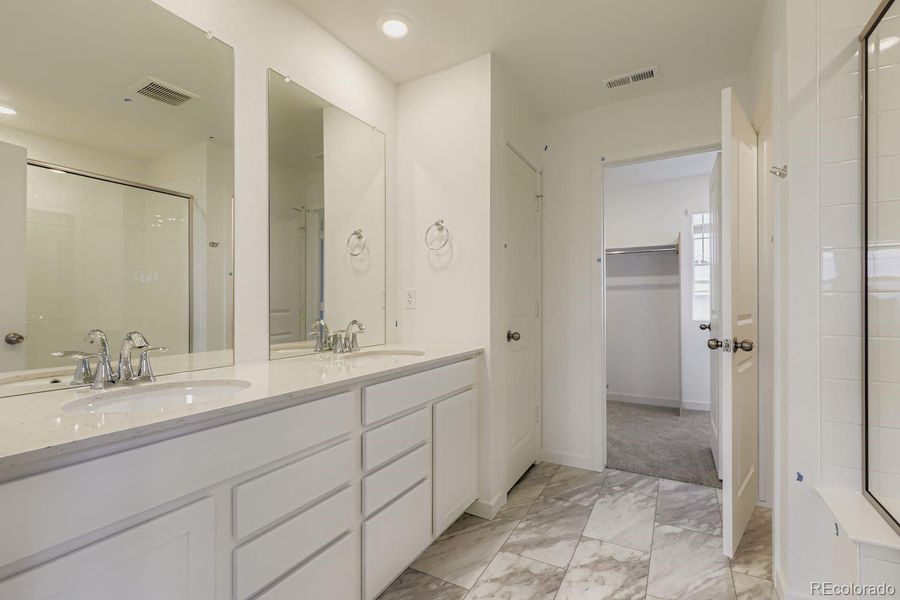 Furnished interior view inside a new home in Parterre: The Skyline Collection, Thornton (Image 7).