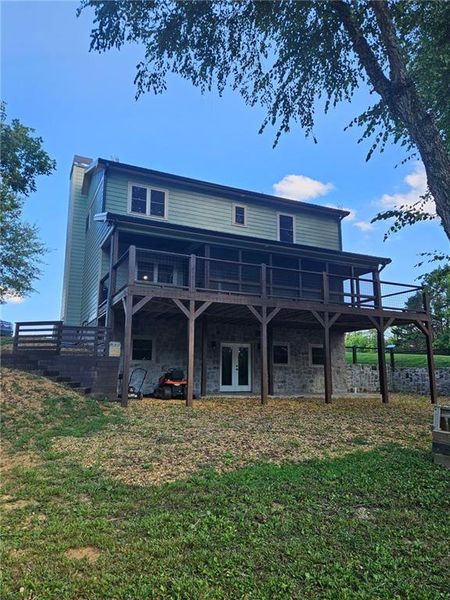 Exterior details and patio area of a home in , Ranger (Image 30).