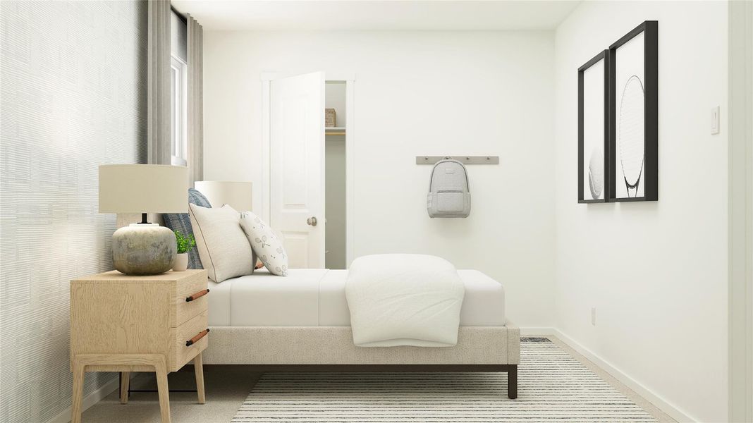 Furnished interior view inside a new home in Santa Fe Village, Cleveland (Image 19). Furnished interior view inside a new home in Santa Fe Village, Cleveland (Image 19).