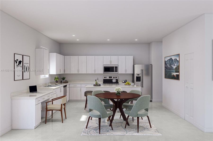 Furnished interior view inside a new home in Acacia Groves, Homestead (Image 8).