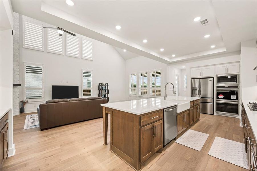 Furnished interior view inside a new home in Wildflower Ranch, Fort Worth (Image 16).