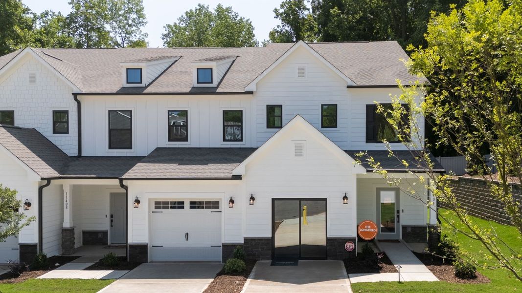 Representative exterior photo of a completed home built from the Longfield TH by True Homes in Penley Place Townhomes, Clover, SC (Image 2). Representative exterior photo of a completed home built from the Longfield TH by True Homes in Penley Place Townhomes, Clover, SC (Image 2).