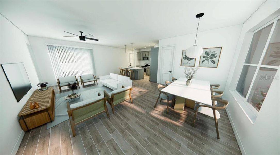 Furnished interior view inside a new home in , Ocala (Image 5).