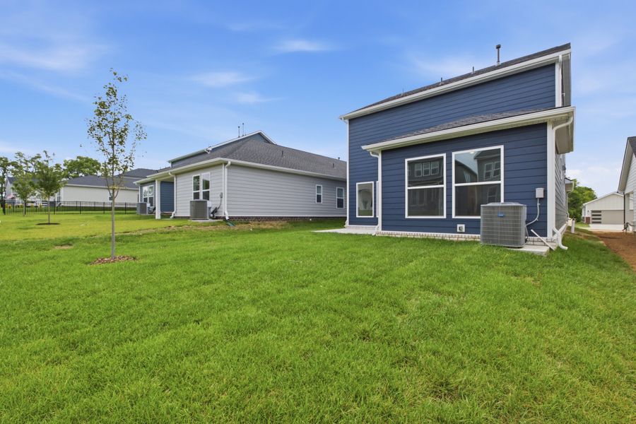 Exterior details and patio area of a home in Nexus – Park Collection, Gallatin (Image 3).