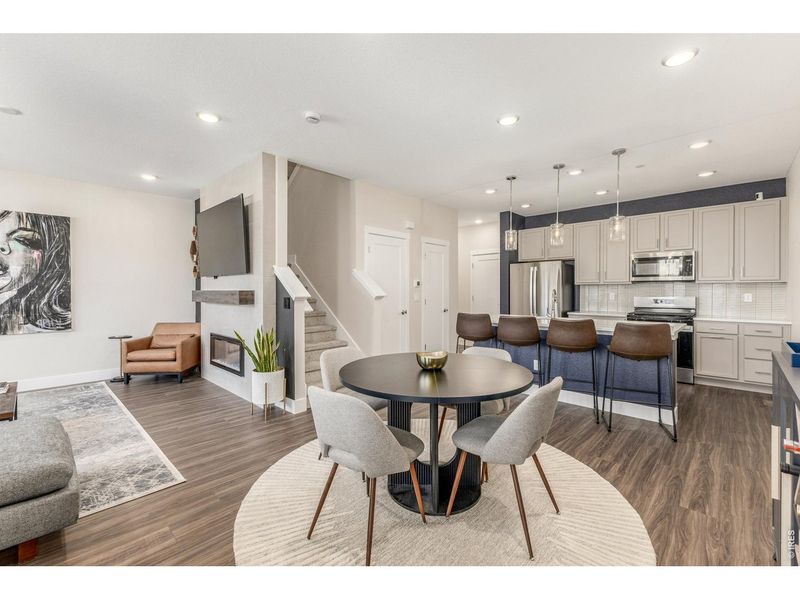 Furnished interior view inside a new home in , Denver (Image 9).