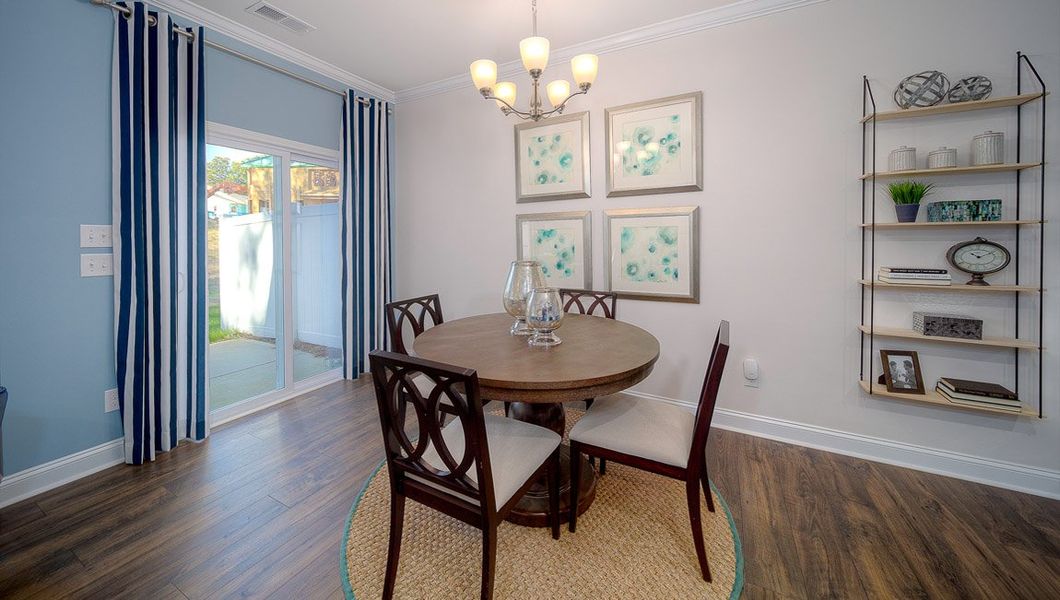 Representative furnished interior of a home built from the Lansing by D.R. Horton in Townes at Tap Root Farms, Fletcher (Image 10).