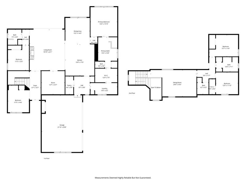 2D floor plan layout of this home in NorthGlen, Haslet, TX (Image 5). 2D floor plan layout of this home in NorthGlen, Haslet, TX (Image 5).