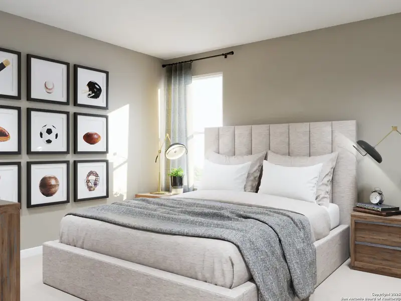 Furnished interior view inside a new home in Applewhite Meadows, San Antonio (Image 19).