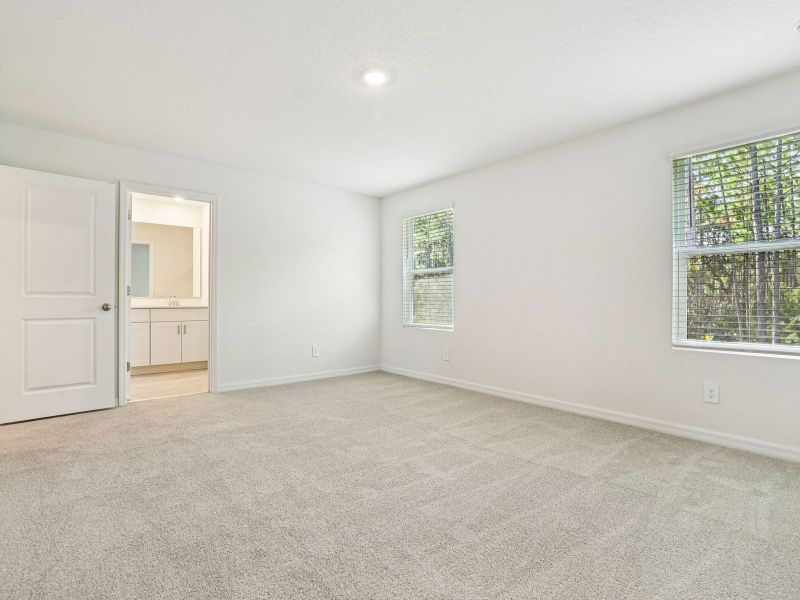 Spacious, unfurnished interior of a new home in Bradford Park, Ormond Beach (Image 10). Spacious, unfurnished interior of a new home in Bradford Park, Ormond Beach (Image 10).