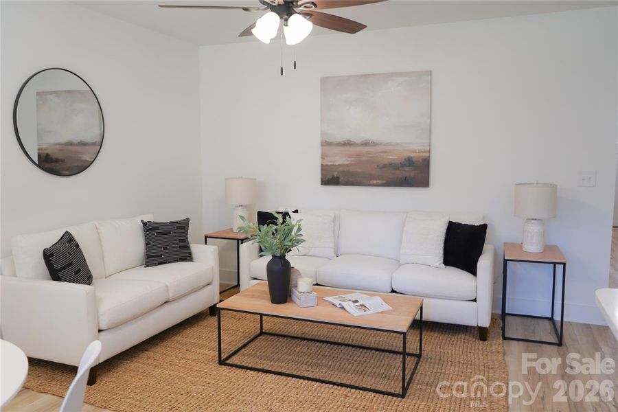 Furnished interior view inside a new home in , Charlotte (Image 7).
