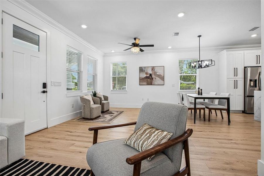 Furnished interior view inside a new home in , Tampa (Image 11).