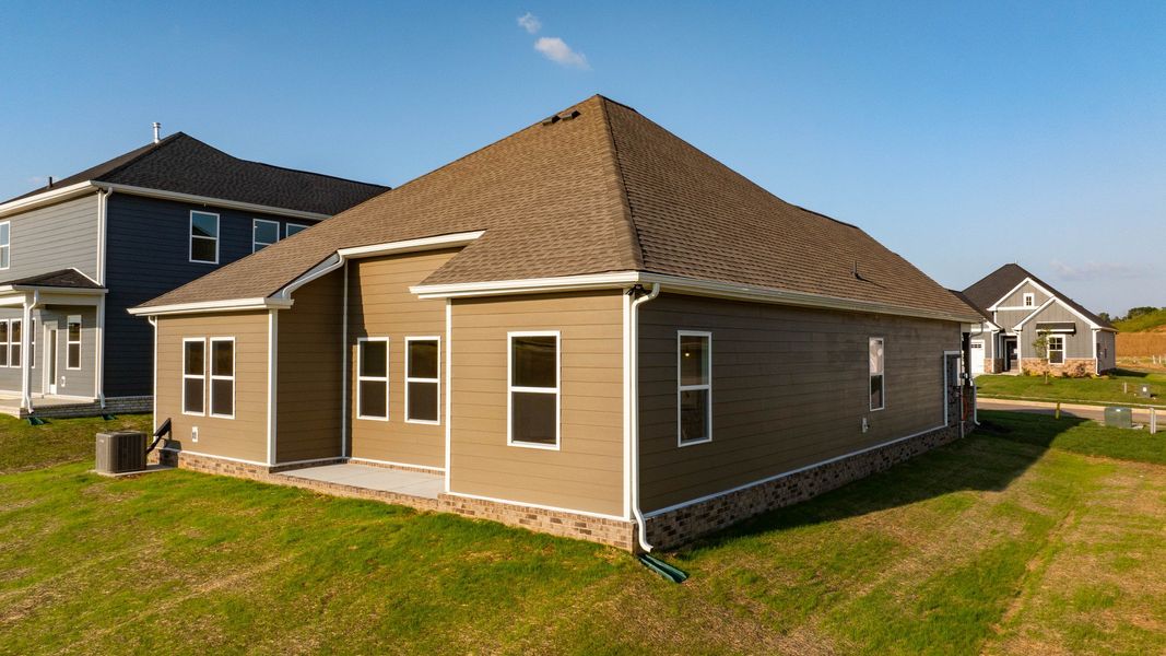 Exterior details and patio area of a home in McClure Farms, Columbia (Image 4). Exterior details and patio area of a home in McClure Farms, Columbia (Image 4).
