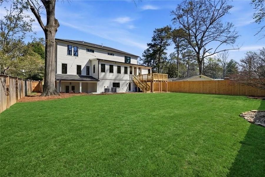 Exterior details and patio area of a home in , Atlanta (Image 28).