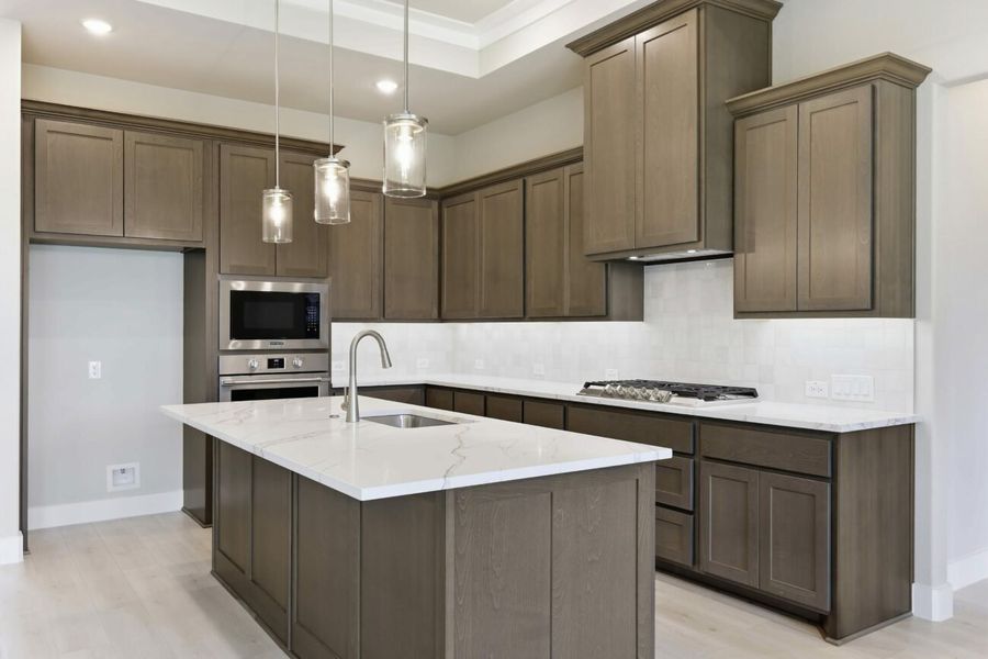 Furnished interior view inside a new home in Ladera Little Elm, Little Elm (Image 18). Furnished interior view inside a new home in Ladera Little Elm, Little Elm (Image 18).