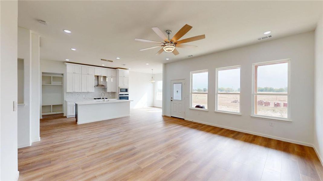 Spacious, unfurnished interior of a new home in , Point (Image 20).