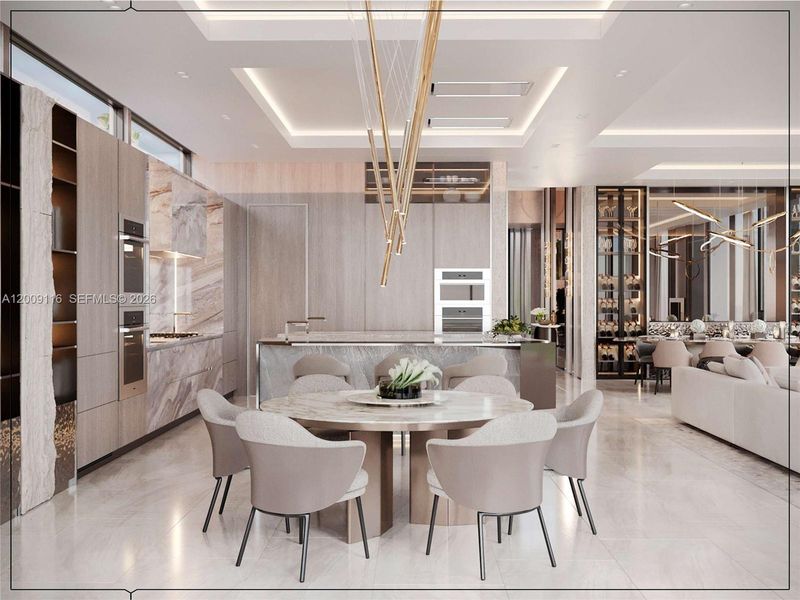Furnished interior view inside a new home in , Golden Beach (Image 17).