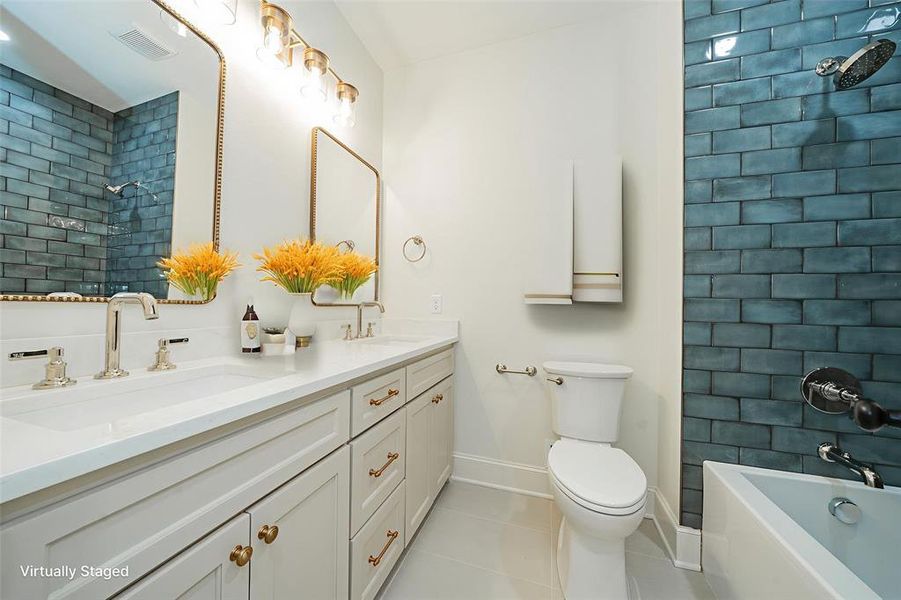 Furnished interior view inside a new home in , Athens (Image 9).