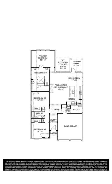 2D floor plan layout of this home in , Manvel, TX (Image 2). 2D floor plan layout of this home in , Manvel, TX (Image 2).