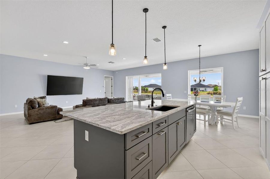 Furnished interior view inside a new home in , The Villages (Image 10).