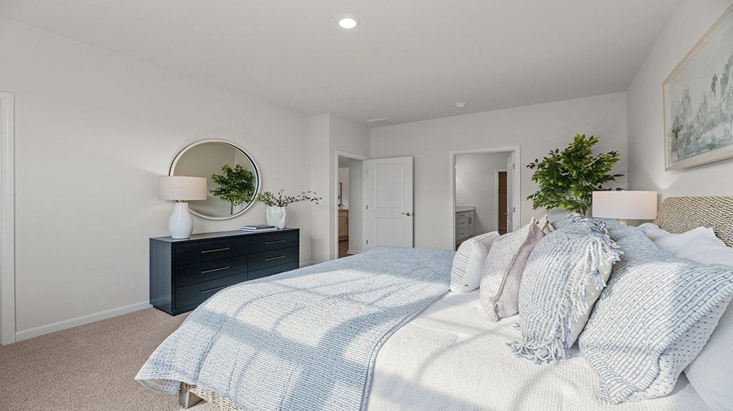 Representative furnished interior of a home built from the Clifton by D.R. Horton in Quarry Hills - Freedom, Swepsonville (Image 32).