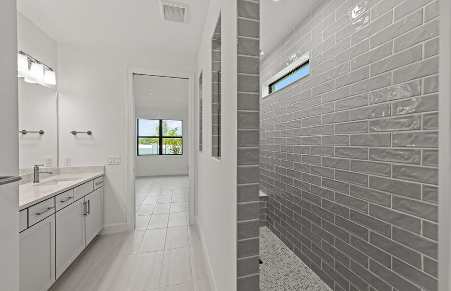 Furnished interior view inside a new home in Arbor Oaks, North Port (Image 8).