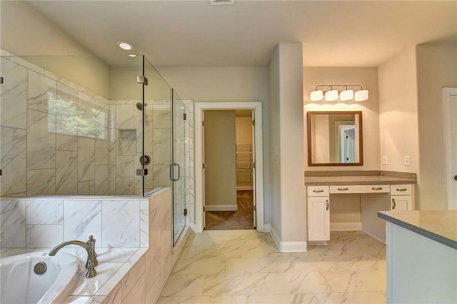 Furnished interior view inside a new home in Bellmoore Park, Duluth (Image 35).
