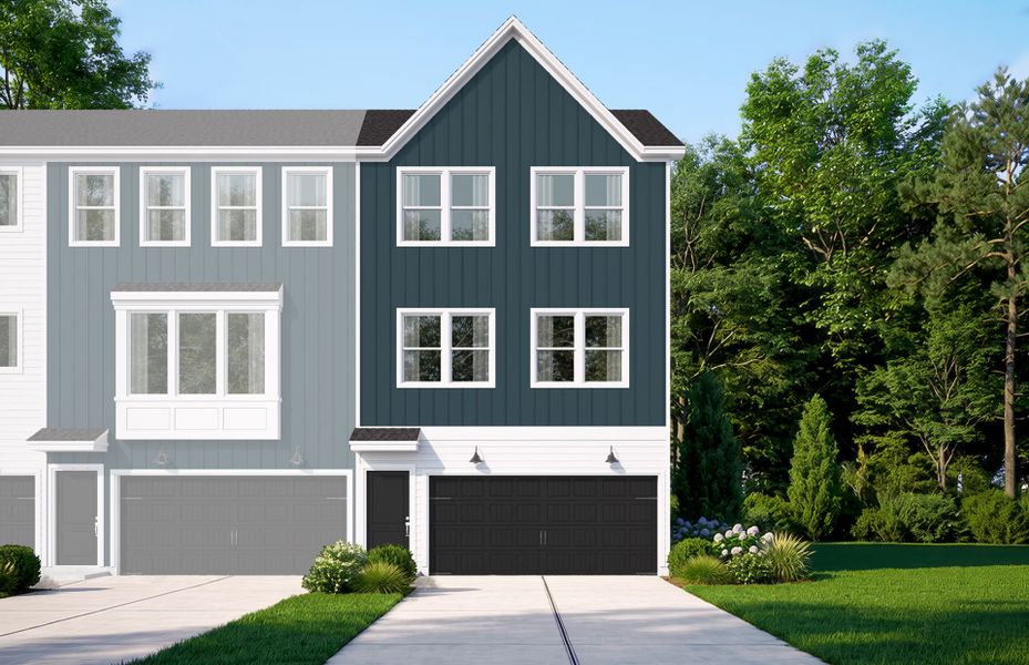 Representative exterior photo of a completed home built from the Juniper by Pulte Homes in Wake Chapel Square, Fuquay Varina, NC (Image 23).