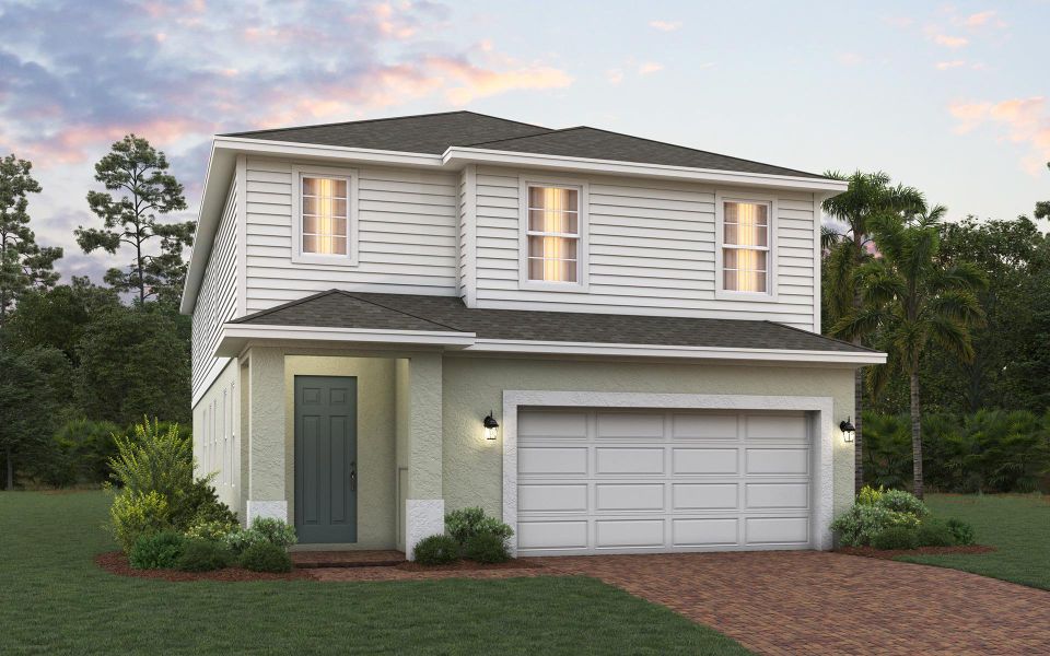 Wekiva Elevation 1 with Stucco Wekiva Elevation 1 with Stucco