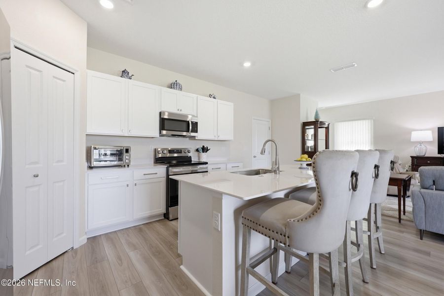 Furnished interior view inside a new home in Holstein Crossing, Green Cove Springs (Image 40).