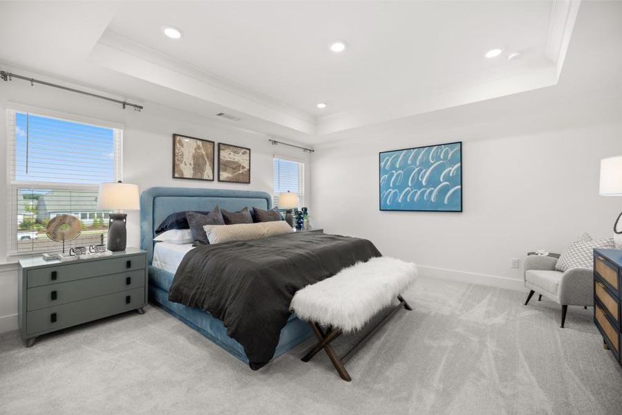 Furnished interior view inside a new home in Wellington Estates, Madison (Image 25).