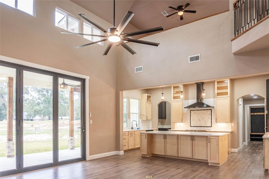 Furnished interior view inside a new home in , Village Mills (Image 7). Furnished interior view inside a new home in , Village Mills (Image 7).
