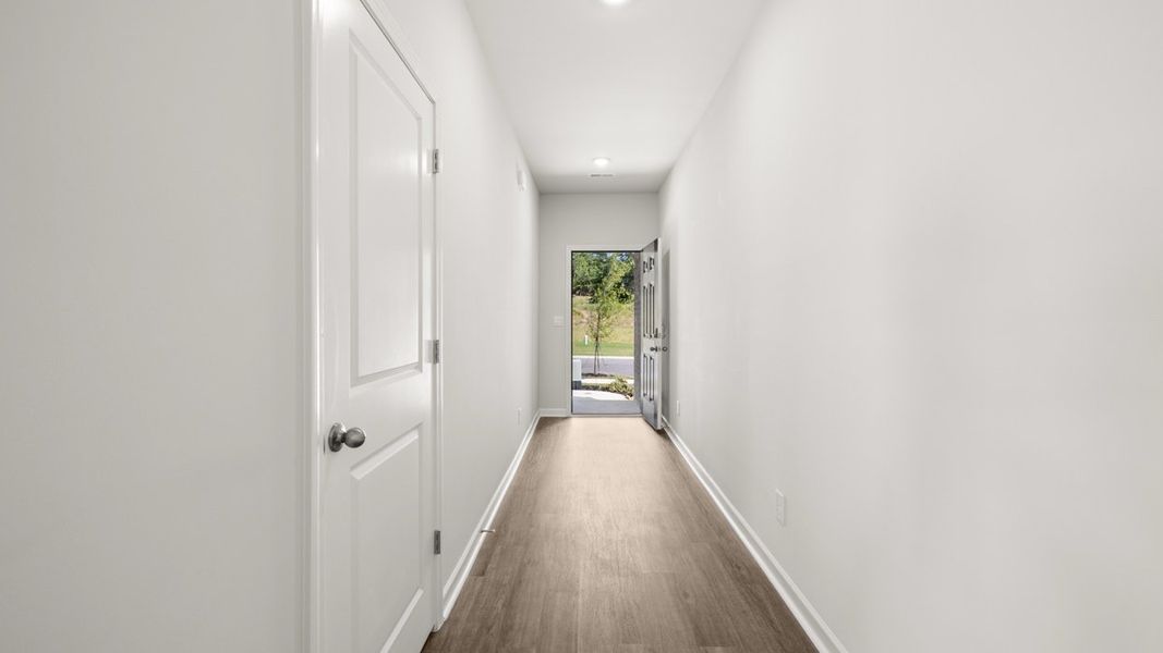 Spacious, unfurnished interior of a new home in Rushing Waters Townhomes, North Augusta (Image 32). Spacious, unfurnished interior of a new home in Rushing Waters Townhomes, North Augusta (Image 32).