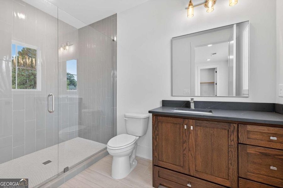 Furnished interior view inside a new home in Town Farms, Peachtree Corners (Image 10). Furnished interior view inside a new home in Town Farms, Peachtree Corners (Image 10).