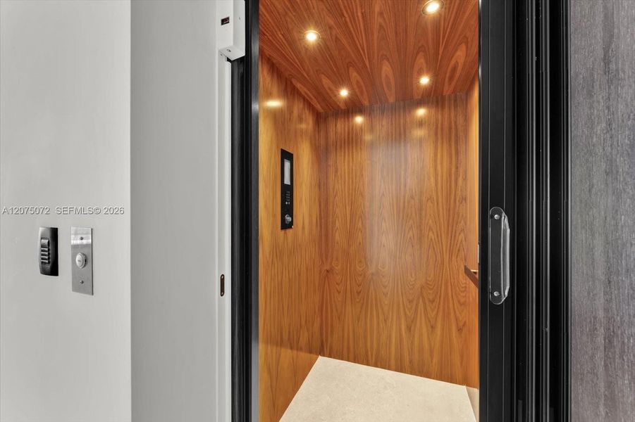 Close-up of interior finishes inside a home in , Miami Beach (Image 21).