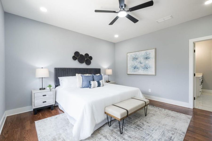 Furnished interior view inside a new home in , Fairburn (Image 41).