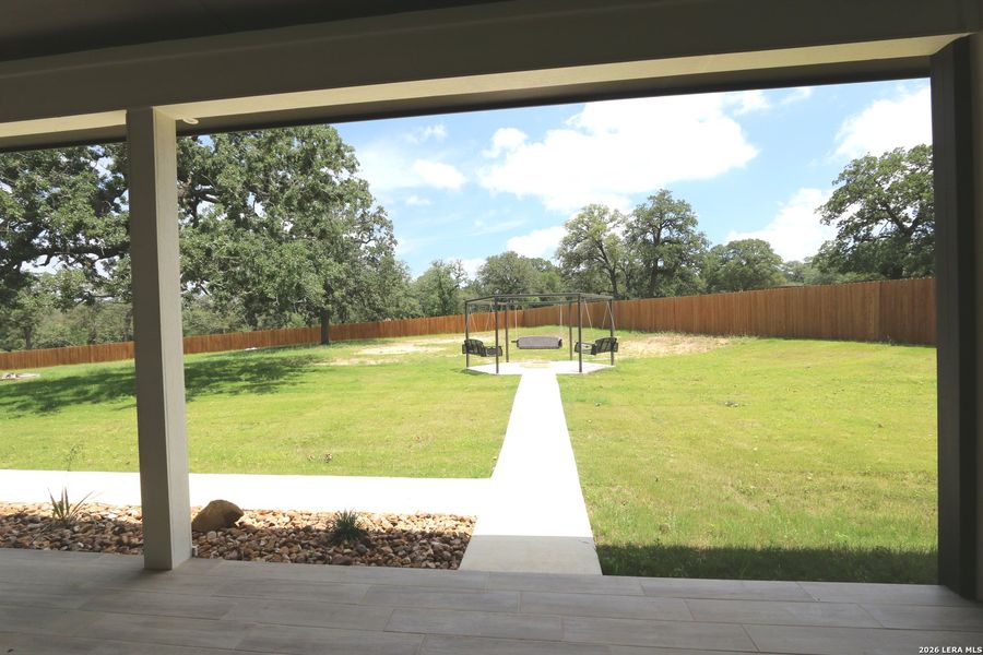 Exterior details and patio area of a home in , La Vernia (Image 43).