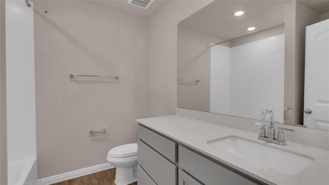 Furnished interior view inside a new home in Talavera, Kyle (Image 8). Furnished interior view inside a new home in Talavera, Kyle (Image 8).