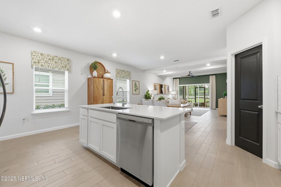 Furnished interior view inside a new home in St Augustine Lakes: St Augustine Lakes 40S, St. Augustine (Image 11).