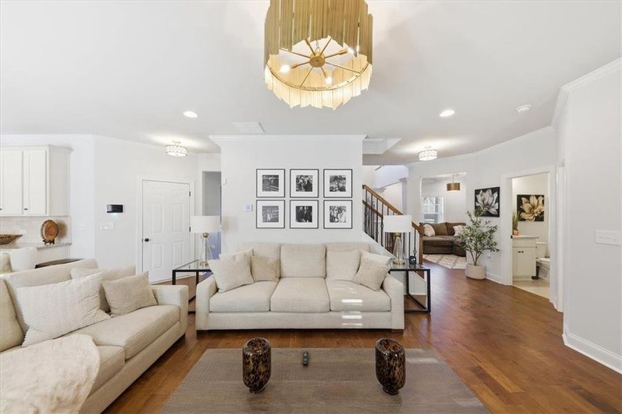 Furnished interior view inside a new home in Nine Oaks, Locust Grove (Image 55).