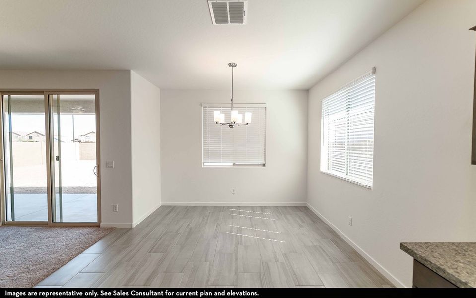 Representative unfurnished interior of a home built from the Mesa by CastleRock Communities in Rancho Mirage, Maricopa (Image 11). Representative unfurnished interior of a home built from the Mesa by CastleRock Communities in Rancho Mirage, Maricopa (Image 11).
