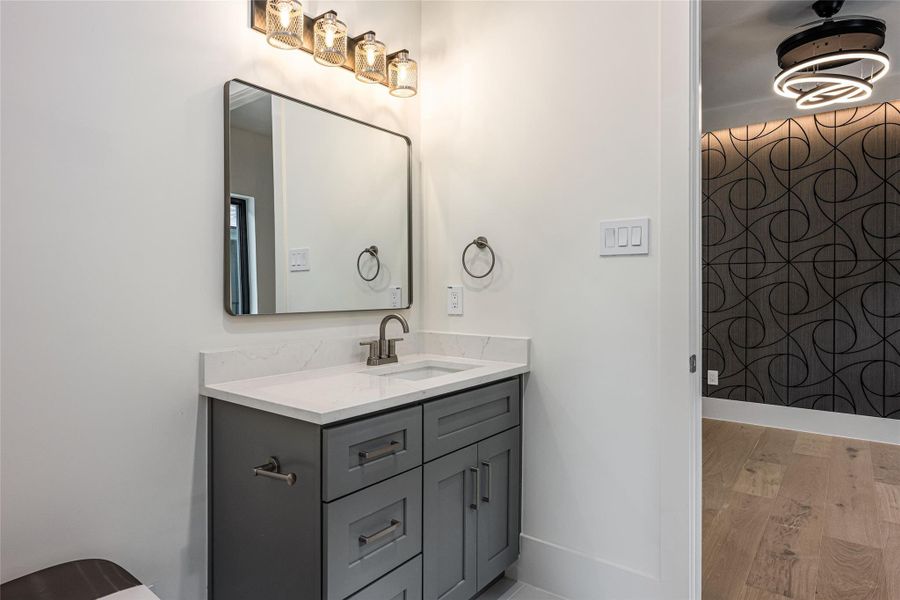 Furnished interior view inside a new home in , Stafford (Image 16).